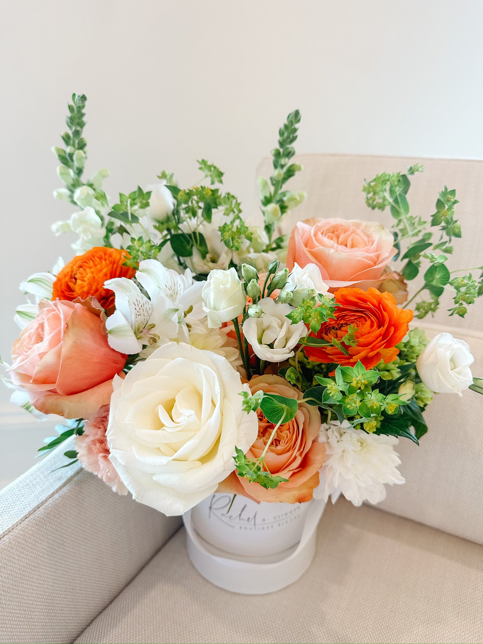 Peachy Keen Boutique Blooms by Rachel A. Clingen