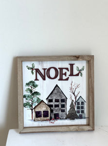 "Noel" Holiday Sign